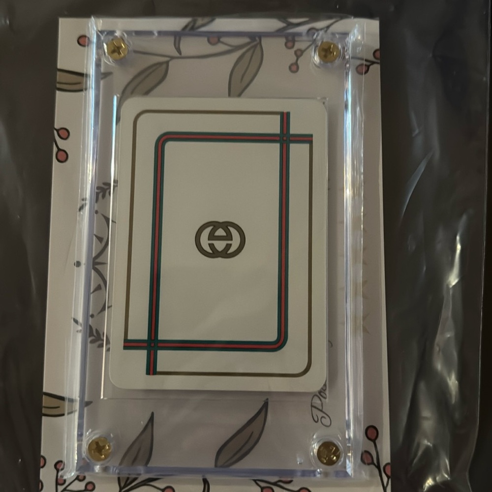 SALE ✨ Collectible Gucci playing card 2 of clovers